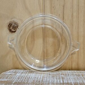 Vintage | Pyrex 681-C-15 Transparent Glass Replacement Lid With Handles / Ears